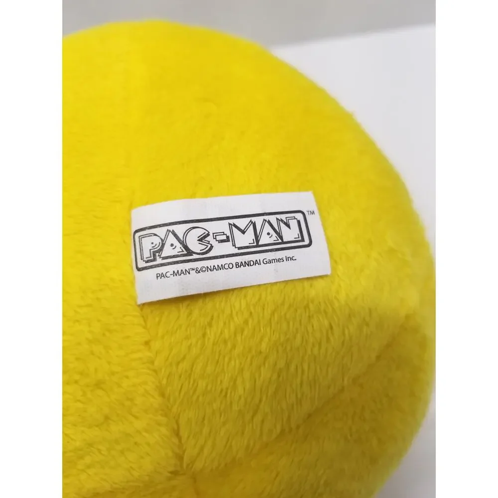 Classic Pac-Man Yellow Plush Toy 7 Inch Video Game Collectible Bandai Namco